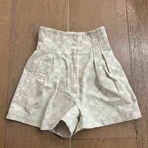 Fendi Logo High-Waisted Shorts